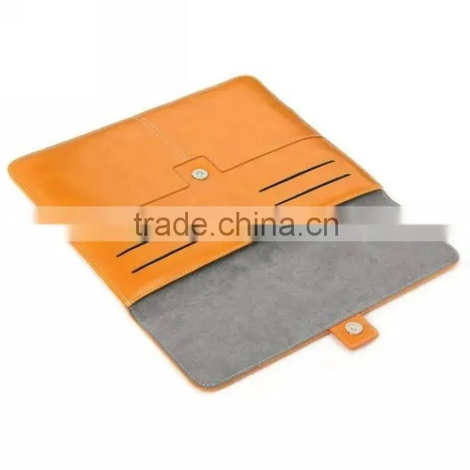 10 Inch Notebook Tablet sleeve PU Leather Cover Built-in Card Slot Sleeve