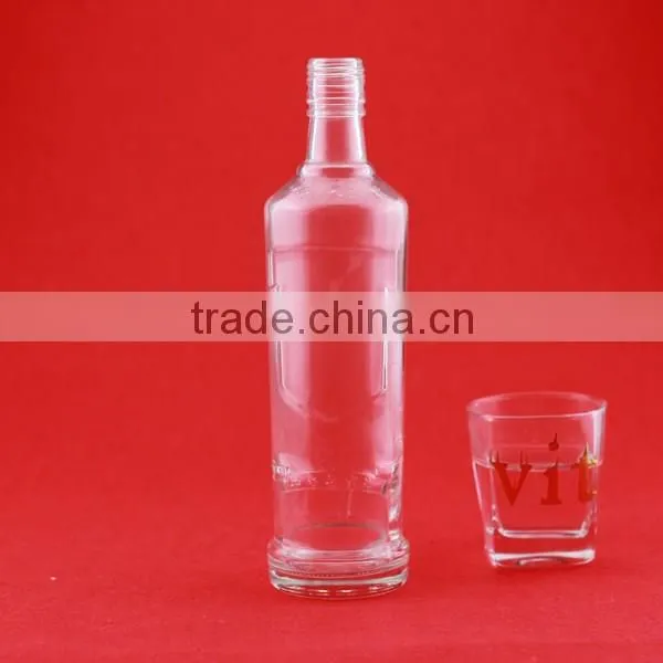 China factory cheap frosted whiskey bottle liquor bottles wholesale food great boston bottles