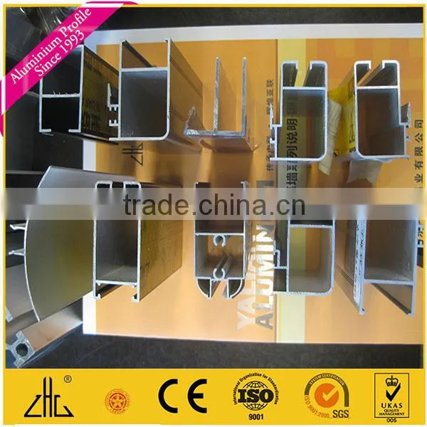 Wow!! Wardrobe aluminium furniture profiles Guangzhou Foshan factory/anodized foggy silver aluminium profile for window and door
