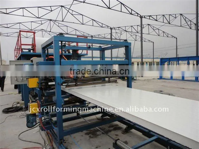 color steel sandwich panel production line