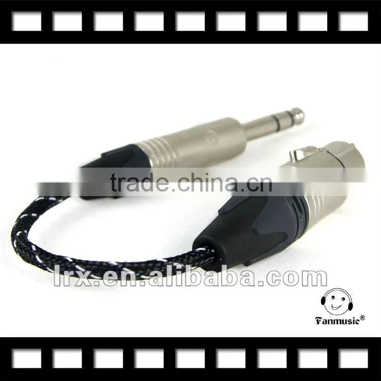 PAILICCS CABLE Balance headphone adapter cable (4-pin XLR female to 6.35 male)