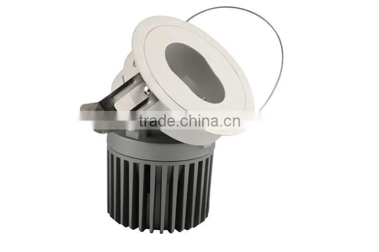 10W Dimmable 5-star hotel lobby lighting cob led wall washing downlight 3 years warranty