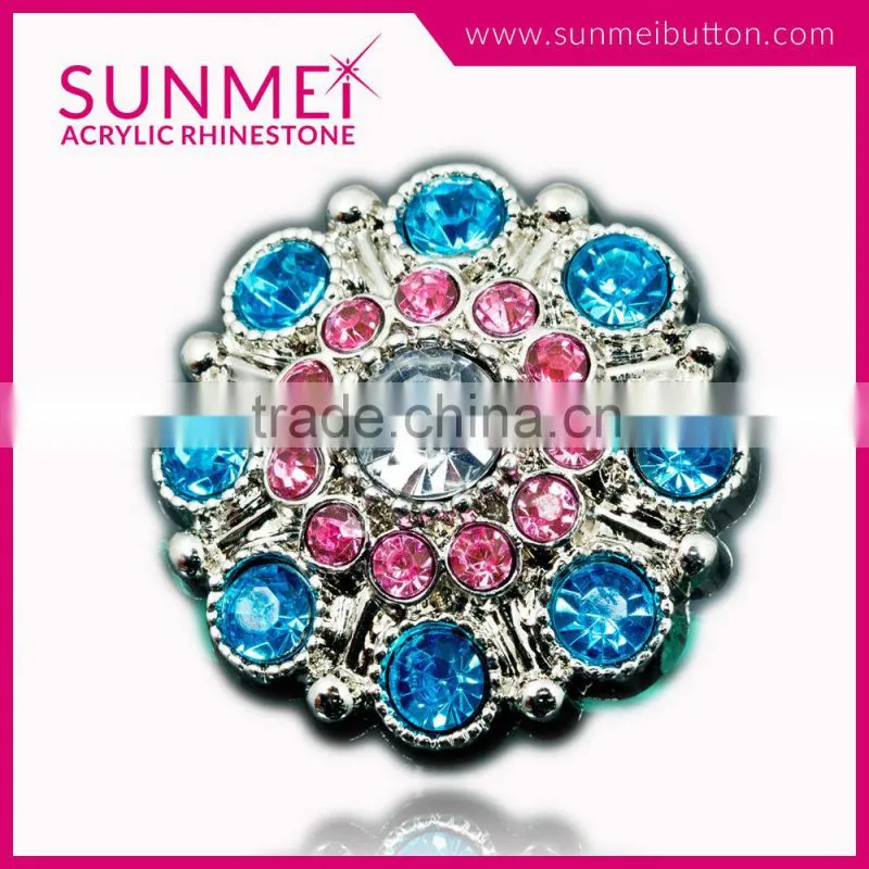 Wholesale Decorative Crystal Button Rhinestone Dress Embellishments
