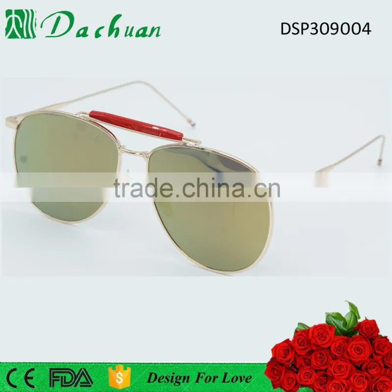 2015 top sale high quality man metal Italy designer sunglass