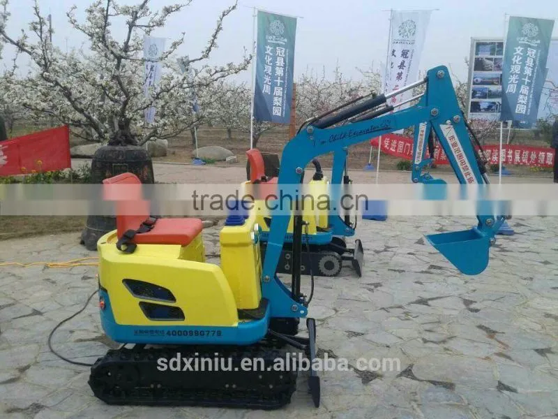 Coin Controlled electric excavator, kids ride on toy excavator
