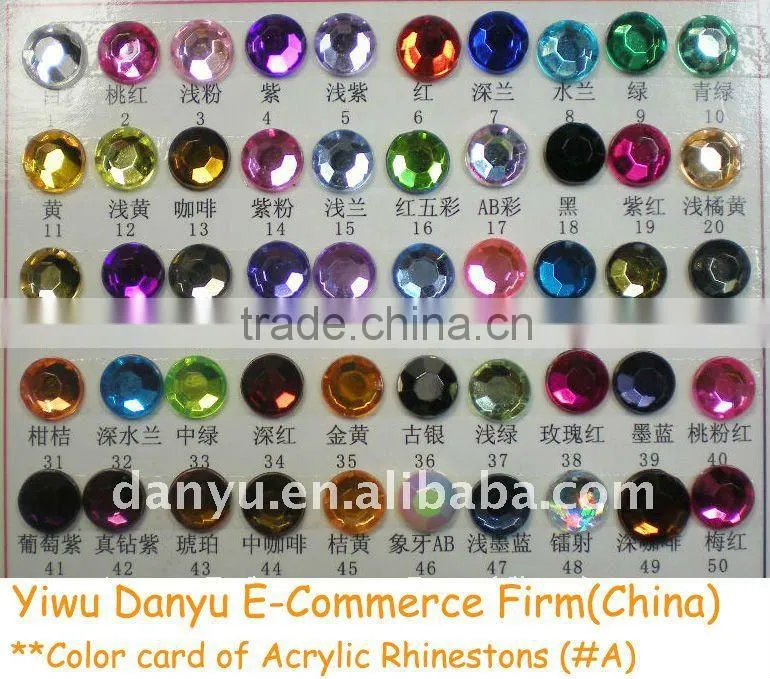 Acrylic Rhinestones -heart shape