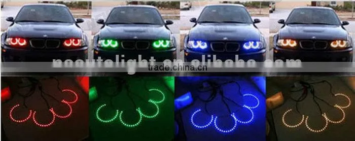 Color changing angel eyes for bmw E36,E38,E39, E46, high quality RGN angel eyes with projector