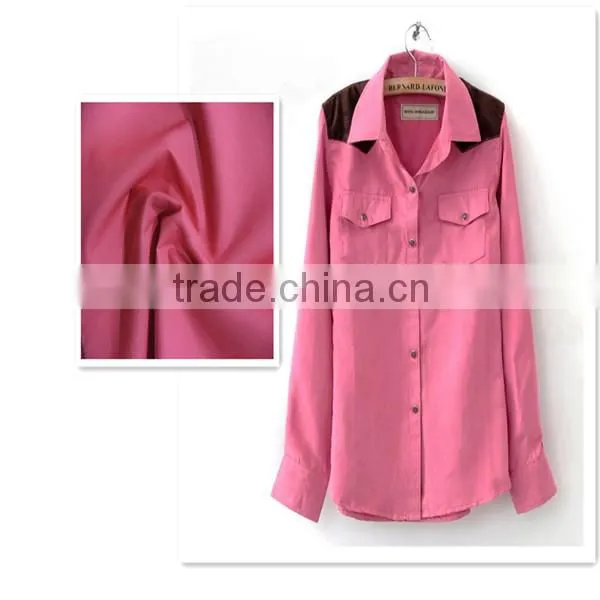 100% cotton shirt fabric for garment