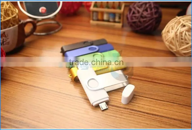 100% Real Capacity NEW OTG USB flash drive colorful pen drive 4GB 8GB 16GB 32GB metal usb stick Support Smart phone PC U disk