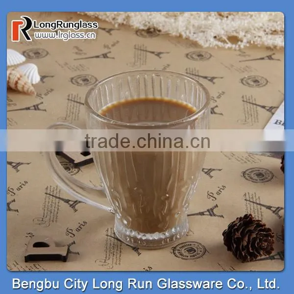 Long Run 160ml glass cup with handle