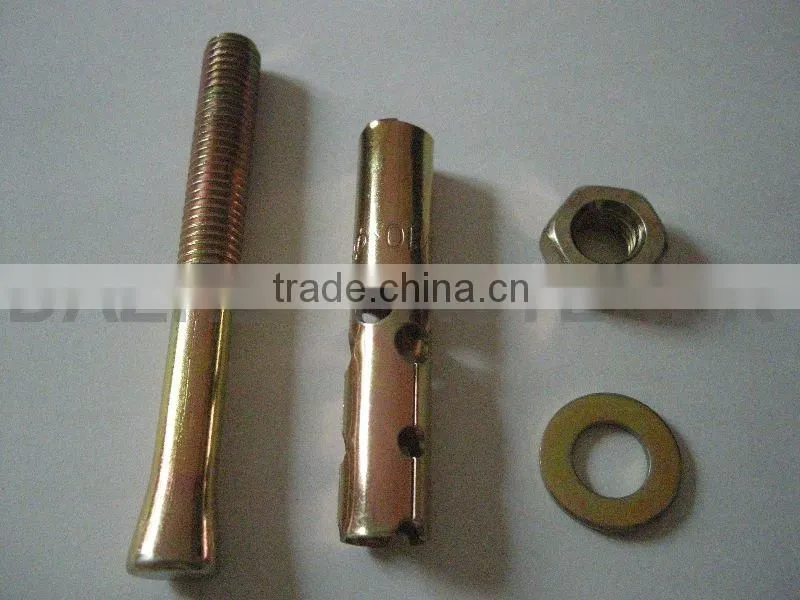 Turkey sleeve anchor with nut and washer