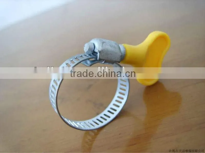 Stainless steel worm drive clamp