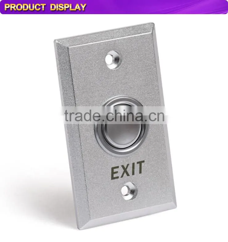 Rectangular Aluminum Push Button
