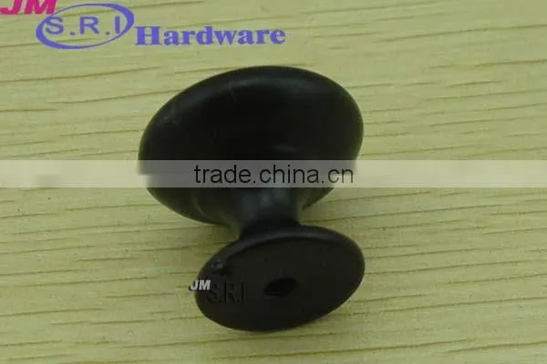 Popular classical black color zinc alloy mini drawer knobs