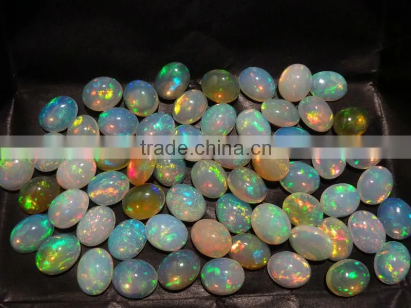 6x4 Ethiopina opal cabochon, ++AAA quality , play of color and fire