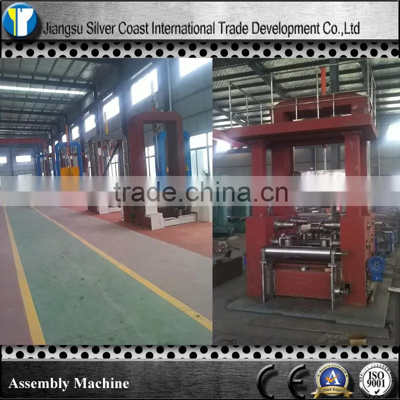 H-beam automatic assembly machine with spot welding machine