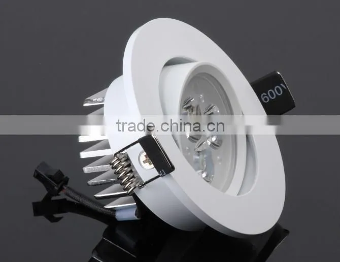 Adjustable led downlight 3*1w led ceiling light