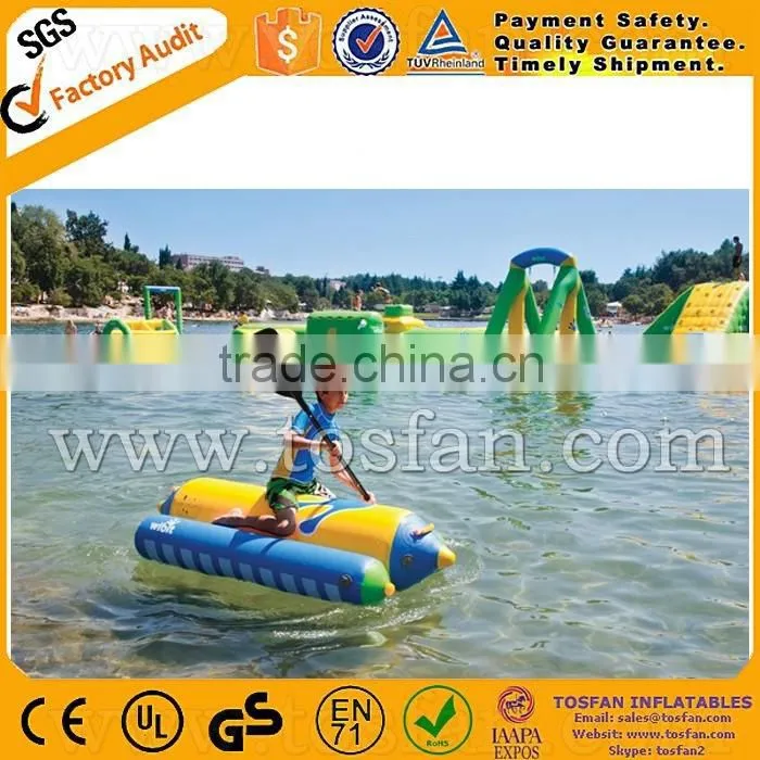 New inflatable banana boat water floating A9038B