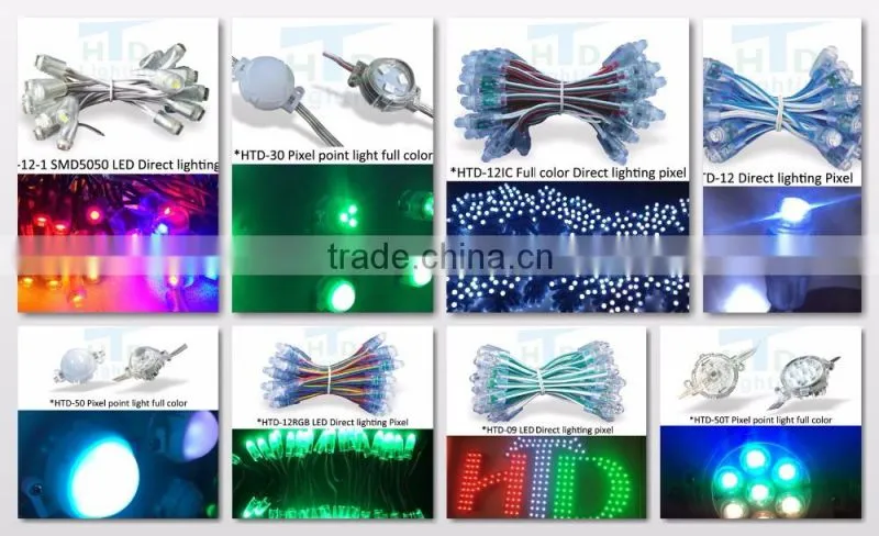 HTD-09 F5 pixel led warm white 9mm pixel light