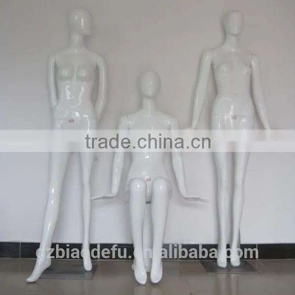 Fashion store window display merchandising fiberglass female Mannequin