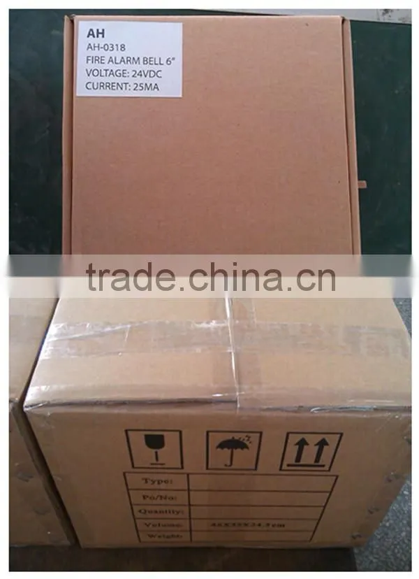 2014 new 6 inch 24v red color aluminum bell