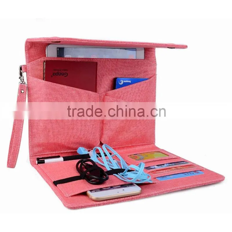 2016 Hot sale traveling bags / Multi-function PU/leather travel bag for ipad2/3/4