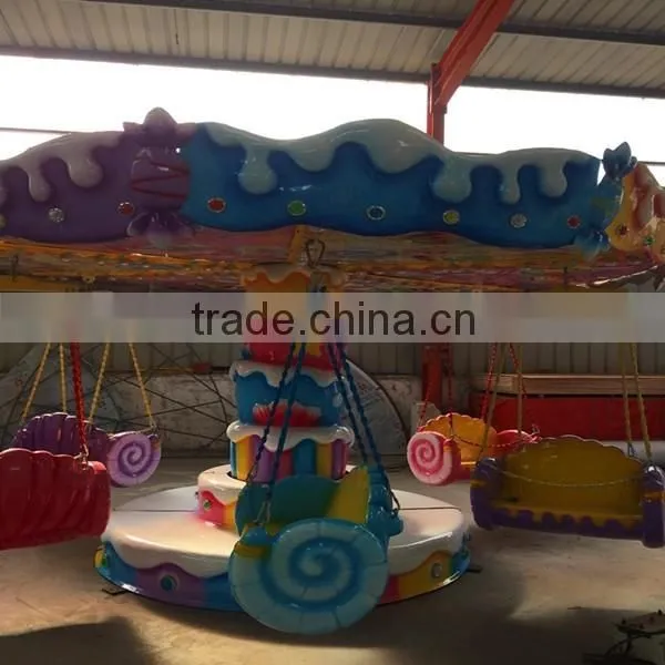 Indoor children amusement equipment candy flying chair amusement games swing chair