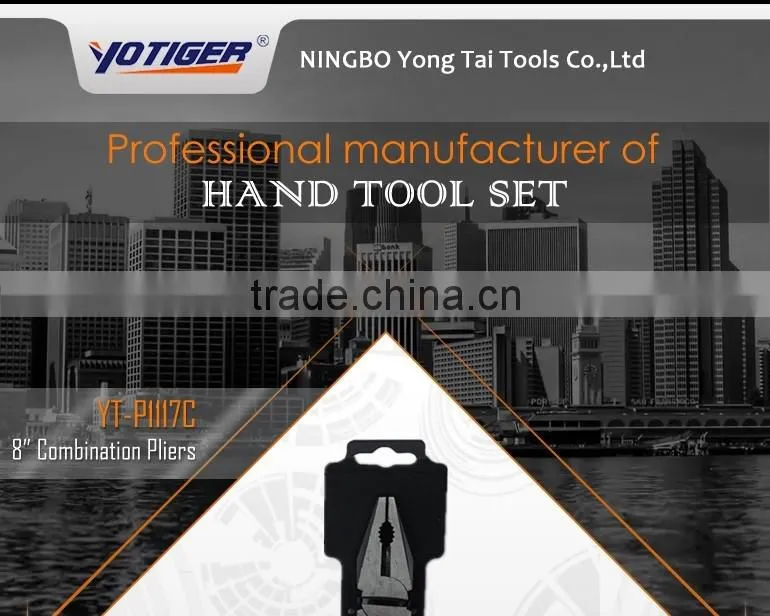 Different Types of Hand Tool of 8" Combination Plier