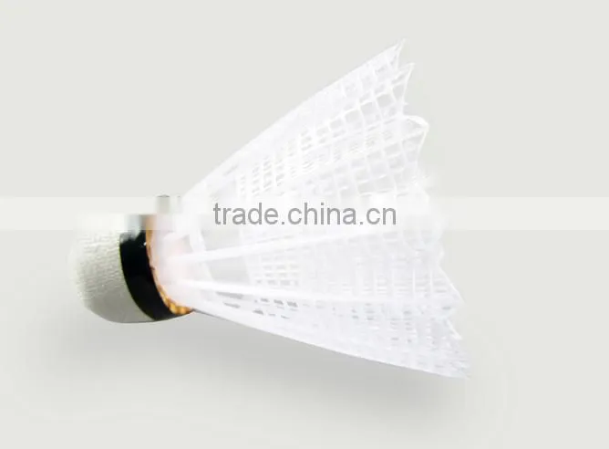 High Quality Nylon Feather 12pcs/Barrel Badminton Ball White Teal Feather Sport Game Training Badminton