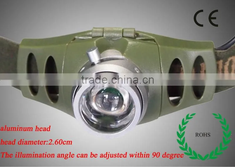 3Watt CREE High Power Rechargeable Led Headlamp with 160 Lumens Outputlamp
