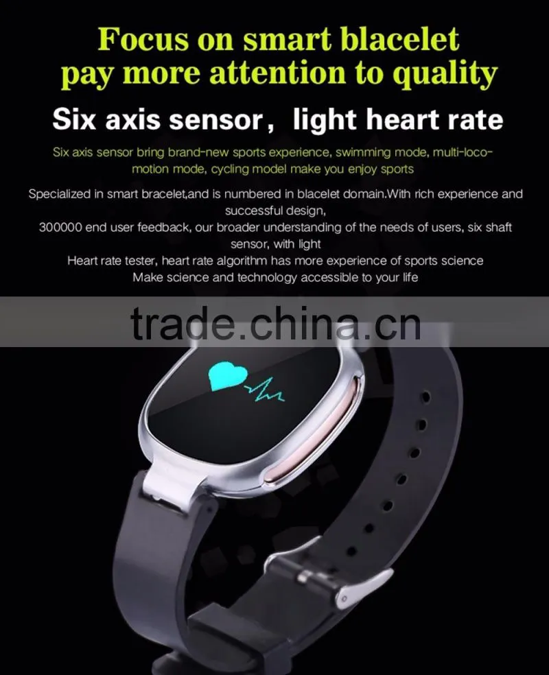 sport Waterproof Smart Wristband E08 Smart band Heart rate monitor Mp3 player Fitness Bracelet for OS Android