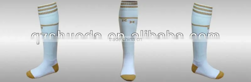 Soft wear white mens socks custom socks soccer socks