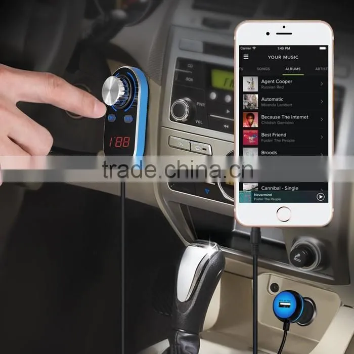car FM Transmitter with handsfree function