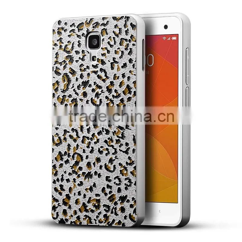 wholesale PC case with metal Frame mobile phone case for xiaomi 4