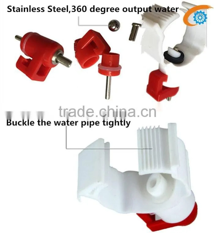 Automatic poultry duck nipple drinker rabbit nipple drinker