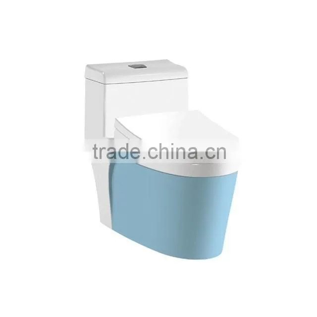 New Design Bathroom Washdown one piece latrine Color toilet DA8822