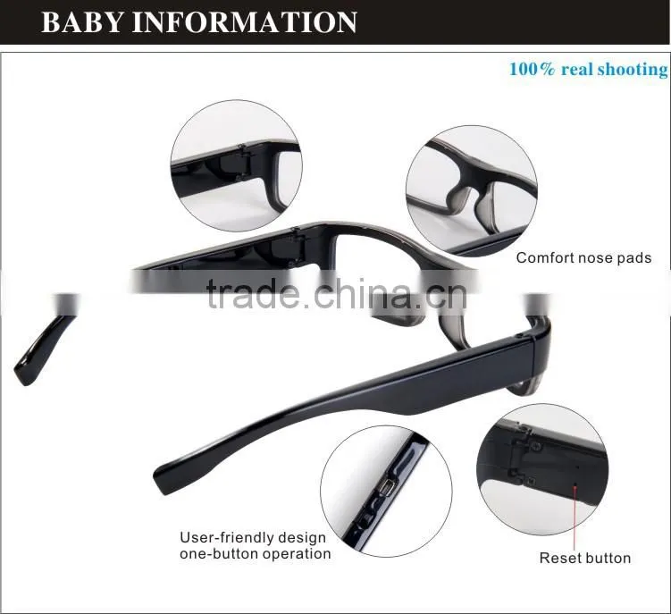 1280*720 hd 720p dvr mini sunglasses camera