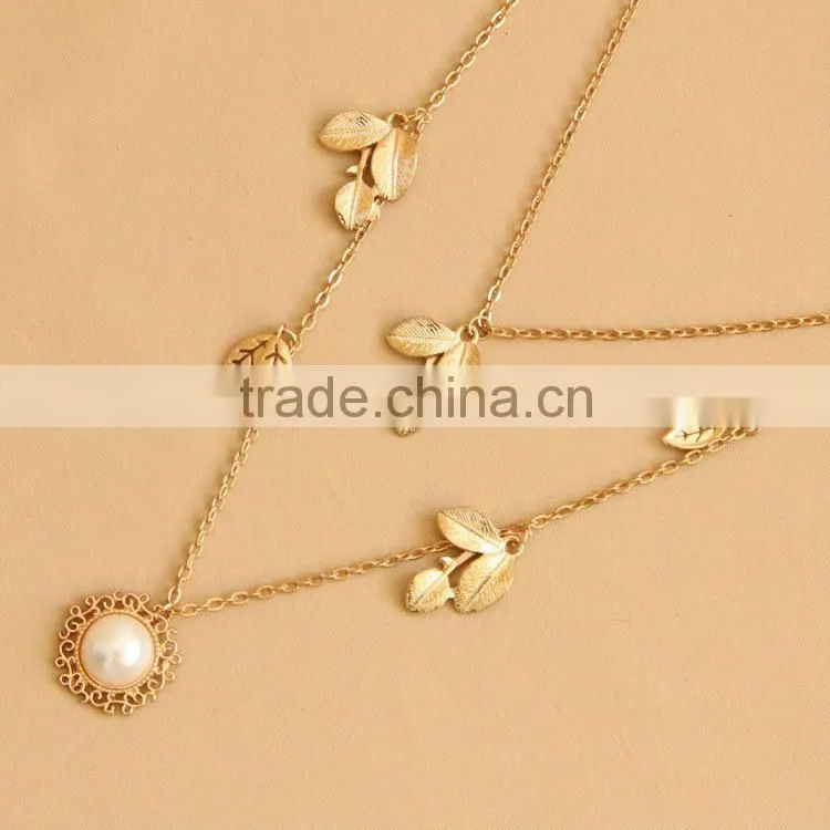 MYLOVE pearl korean style chain fashion coat chain sweaterchain MLSC-18