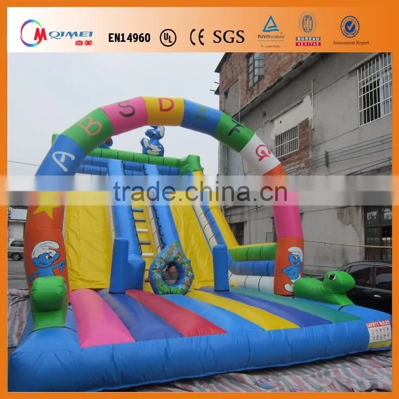 custom commercial giant inflatable double lane slip and slide for adult
