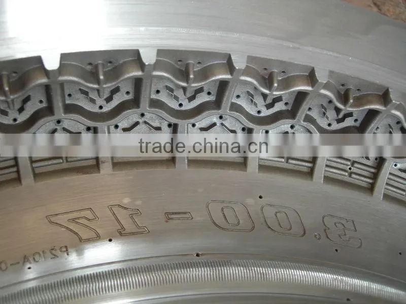 Motorcycle tire machine rubber tire making mold