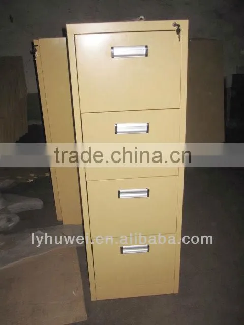 Aluminum alloy hand-clasping 4 drawers file cabinet