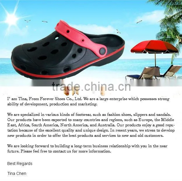 sport garden beach kids,women,men clog slipper shoes