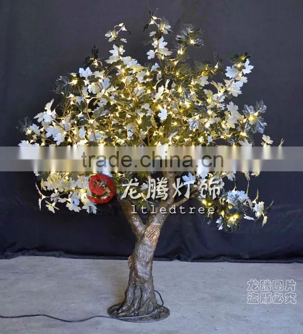 Black led maple tree garden decoration,led tree spot light