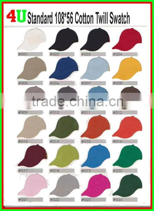 long bill 6 panel cotton promotional custom baseball cap