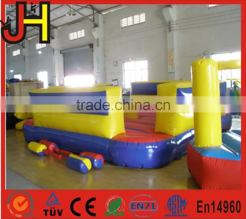 Factory Supply inflatable gladiator games, inflatable wrestling ring