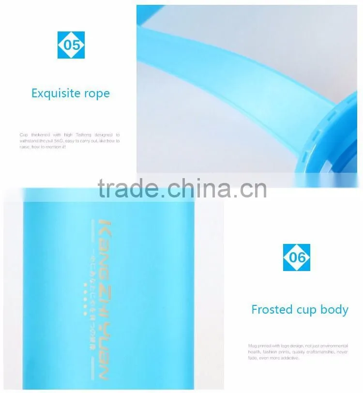 500ml Sports Plastic Fruit Water Bottle Shaker Logo Tea Cups
