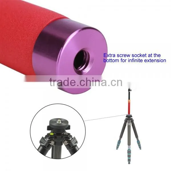 3.5mm Plug-and-play Wired Selfie Monopod W/ Adjustable Clip Clamp For iOS/Android Phones-No Need Battery Or Bluetooth Match