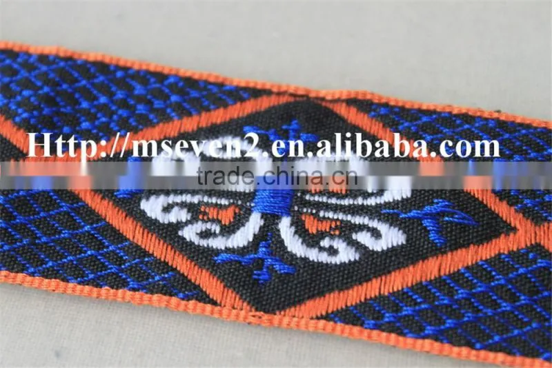 good sale butterflies pattern embroidery tirm woven ribbons