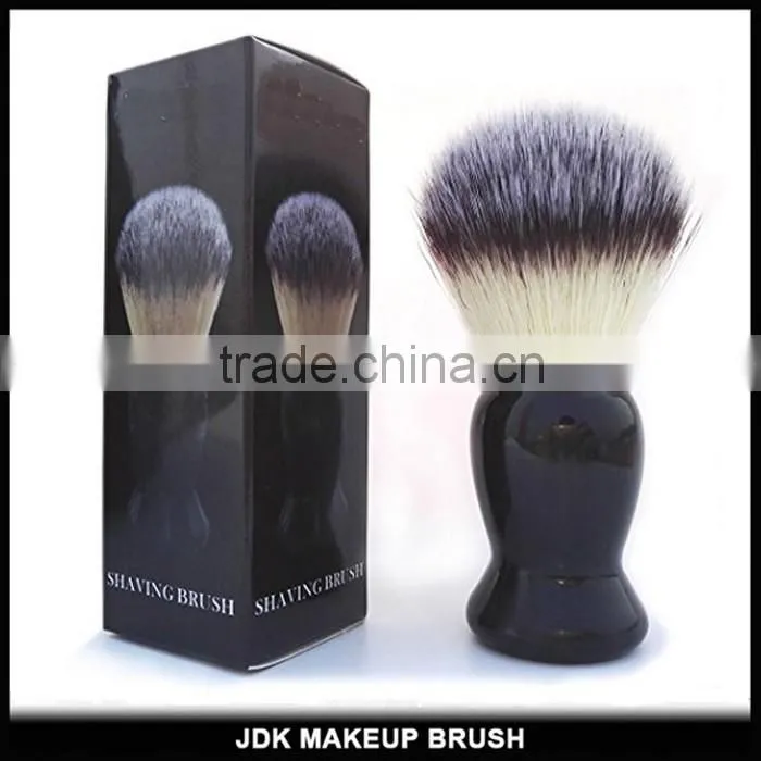 Private label Men Used Shave brush Square gift box packaging Synthetic hair shaving brushes