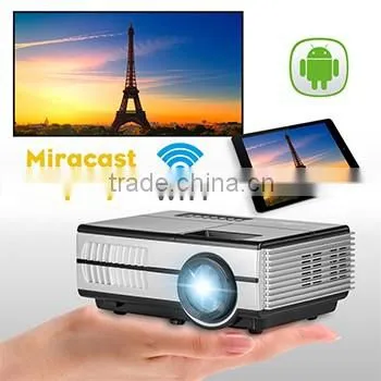 LED Projector With 2600 Lumens, android projector WiFi Wireless Network